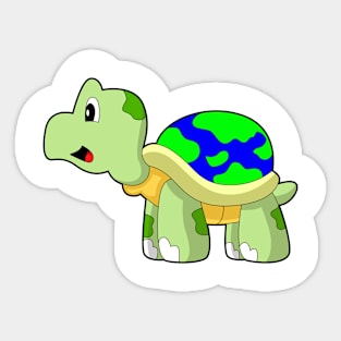 Turtle Earth Sticker